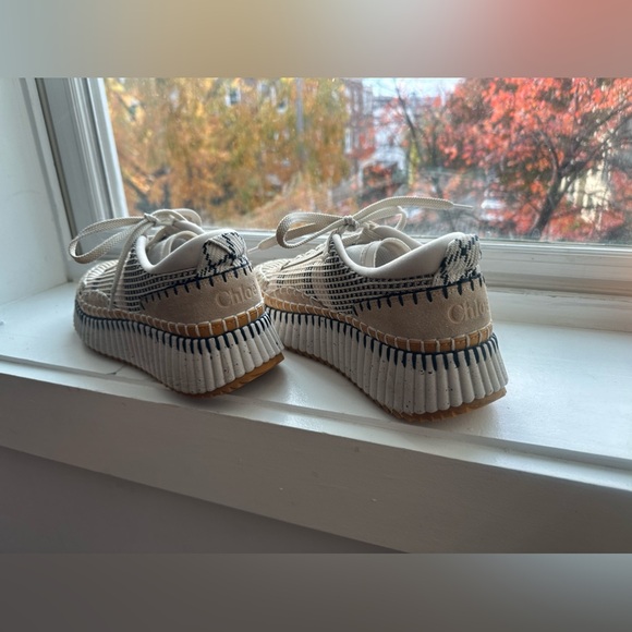 Chloe Nama Women’s sneakers, lightly worn and like-new. Size EU40/US10. - Picture 3 of 12